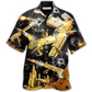 Western Grunt Hawaiian Shirt Artwork Detail For Resort Trips And Outdoor Activities