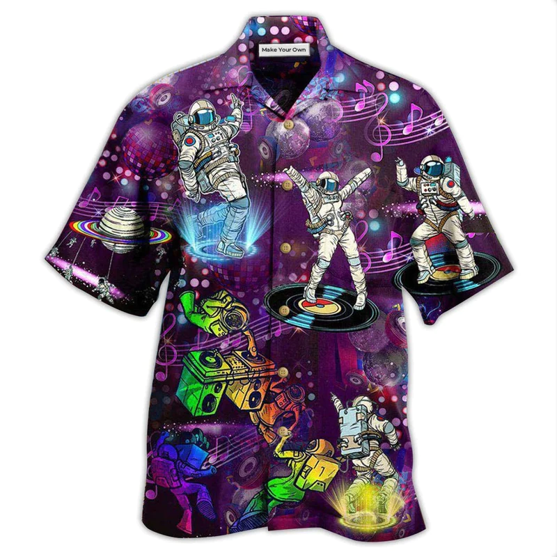 Disco Music Hawaiian Shirt For Resort Getaways Summer Adventures And Casual Gifting
