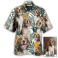 Dog Summer Aloha Custom Photo Hawaiian Shirt Pattern Detail For Vacation Travel And Daily Wear
