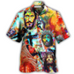Lion Faith Peace Hawaiian Shirt For Coastal Adventures And Warm Weather Wear