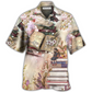 Vintage Butterfly Book Reading Hawaiian Shirt For Beach Parties And Weekend Getaways
