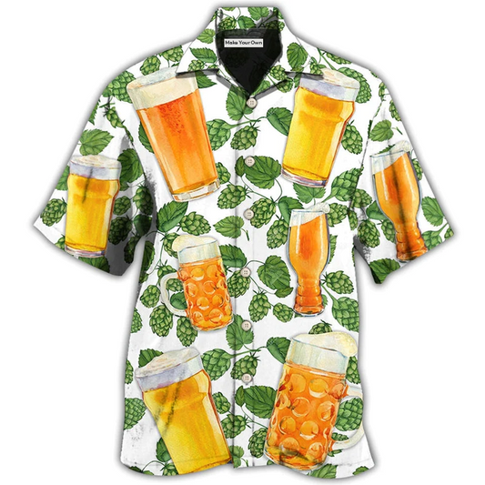 Beer Craft Hawaiian Shirt For Vacation Days And Relaxed Coastal Outings