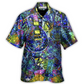 Guitar Hawaiian Shirt Pattern View For Relaxed Warm Weather Outfits