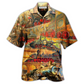 Train Hawaiian Shirt Pattern Detail For Summer Holidays And Outdoor Fun
