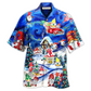 Car Christmas Hanging Gnomies Hawaiian Shirt Design View For Resort Travel And Thoughtful Gifting