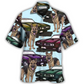 Car Muscle Dog Hawaiian Shirt For Warm Weather Adventures And Everyday Comfort