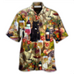 Wine Drinking Feeling Fine Cats Hawaiian Shirt For Beach Parties And Weekend Getaways