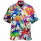 Football American Strong Spirit Brave Heart Hawaiian Shirt Pattern Detail For Summer Holidays And Outdoor Fun