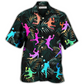 Watercolor Colorful Tropical Handball Hawaiian Shirt For Coastal Adventures And Warm Weather Wear