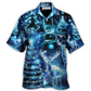 Deer Christmas Snowman Tree Glow Light Hawaiian Shirt Pattern Detail For Summer Holidays And Outdoor Fun
