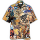 Vintage Classic Cowboy Rodeo Hawaiian Shirt Design View For Casual Summer Styling