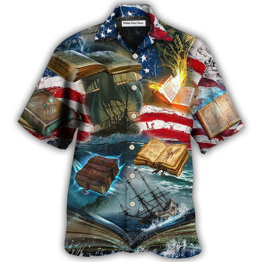 Book Independence Day Hawaiian Shirt Design Detail For Sunny Adventures And Casual Wear