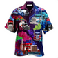 Colorful Truck Smoke Drivers Hawaiian Shirt For Island Vacations And Everyday Style