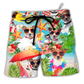 Coastal Jack Russell Terrier Beach Shorts For Weekend Travel, Resort Wear, And Versatile Outdoor Wear