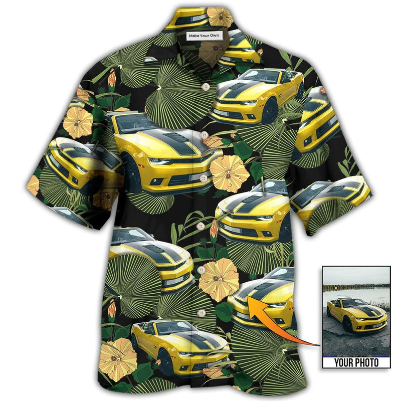 Car Various Custom Photo Hawaiian Shirt For Summer Vacation And Beach Travel