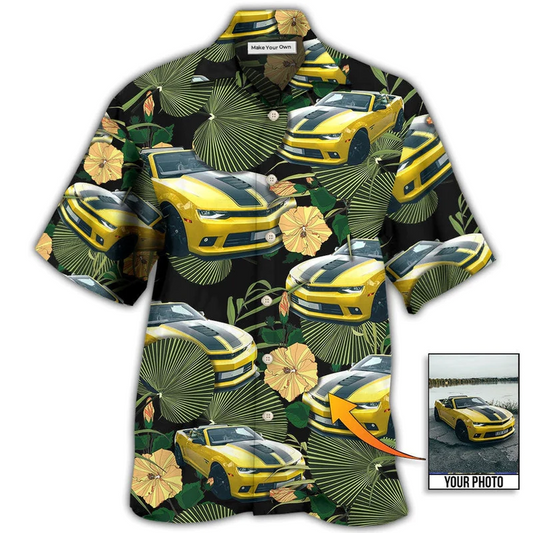 Car Various Custom Photo Hawaiian Shirt For Summer Vacation And Beach Travel