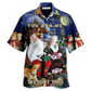 Christmas Night Hawaiian Shirt Design Detail For Sunny Adventures And Casual Wear