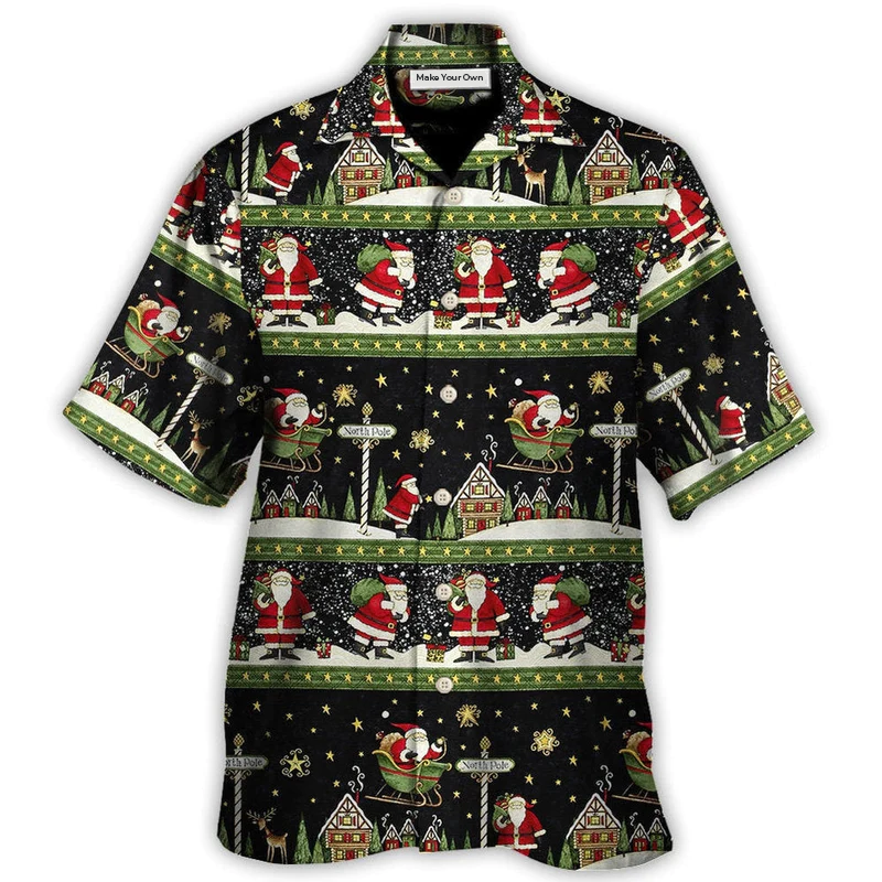 Festive Christmas Big Night Hawaiian Shirt For Warm Weather Adventures And Everyday Comfort