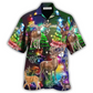 Deer Hunting Amazing Christmas Hawaiian Shirt Pattern Detail For Summer Holidays And Outdoor Fun