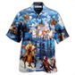 Horse Santa Christmas Hawaiian Shirt For Summer Events And Casual Outdoor Wear