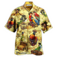 Parrot Amazing Nautical Pirate Parrots Hawaiian Shirt Pattern Detail For Summer Holidays And Outdoor Fun