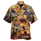 Cowboy Rodeo Sport Hawaiian Shirt Design View For Casual Summer Styling