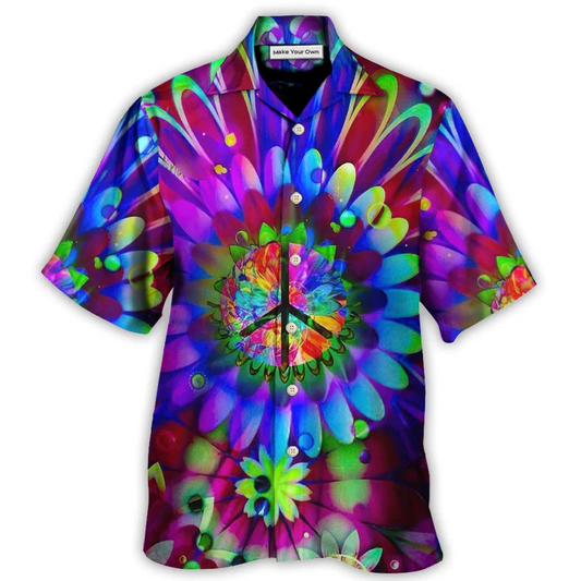 Bohemian Floral Air Hair Hawaiian Shirt For Beach Parties And Weekend Getaways