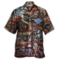 Motorcycle Plans Maps American Hawaiian Shirt Artwork View For Coastal Escapes And Resort Style