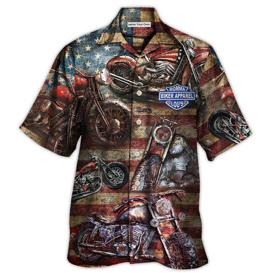 Motorcycle Plans Maps American Hawaiian Shirt Artwork View For Coastal Escapes And Resort Style