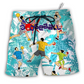 Tropical Dodgeball Beach Shorts For Weekend Travel And Thoughtful Gift Giving