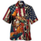 Chicken Celebrating Independence Day Hawaiian Shirt For Vacation Days And Relaxed Coastal Outings