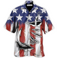 Fishing American Hawaiian Shirt For Poolside Relaxation And Sunny Getaways