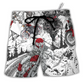 Motorcycle Beach Shorts For Island Getaways And Travel Ready Comfort