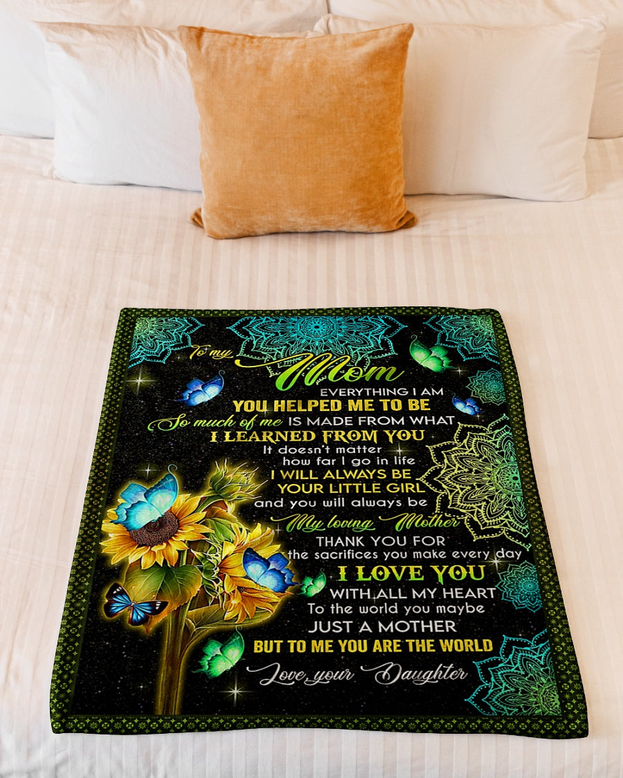 Sunflower You Are The Best Flannel Blanket For Cozy Bedroom Sofa Decor