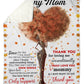 Family To My Mother Flannel Blanket For Cozy Bedroom Sofa Decor