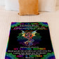 Dragon Love To My Mom Dragon Thank You Flannel Blanket For Cozy Bedroom Sofa Decor
