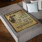 Family The Gift Of Life Daughter Gift Flannel Blanket For Cozy Bedroom Sofa Decor