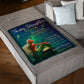 Mermaid You Are The Gift From The Heavens Mom To Daughter Flannel Blanket For Cozy Bedroom Sofa Decor