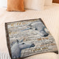 Horse I Loved You My Whole Life Flannel Blanket For Cozy Bedroom Sofa Decor