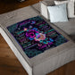 Rose You Will Always Be My Loving Mother Big Hug Flannel Blanket For Cozy Bedroom Sofa Decor