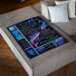 Dolphin To My Mom Turtle You Are Appreciated Flannel Blanket For Cozy Bedroom Sofa Decor