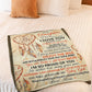 Native Enjoy The Ride Mom To Daughter Flannel Blanket For Cozy Bedroom Sofa Decor
