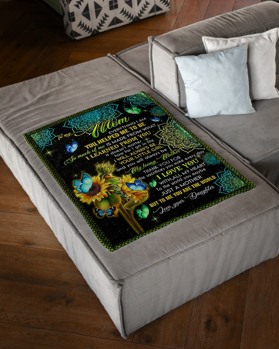 Sunflower You Are The Best Flannel Blanket For Cozy Bedroom Sofa Decor