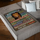 Cheetah Never Feel You Are Alone Panther Mom To Daughter Flannel Blanket For Cozy Bedroom Sofa Decor