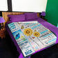 Sunflower I Want You To Know I Love You Mom To Daughter Flannel Blanket For Cozy Bedroom Sofa Decor