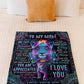 Lion You Will Always Be My Loving Mother Your Little Boy Flannel Blanket For Cozy Bedroom Sofa Decor