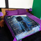 Wolf Step Out Of The Shadows Daughter Gift Flannel Blanket For Cozy Bedroom Sofa Decor