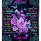 Rose I Love You With All My Heart Flannel Blanket For Cozy Bedroom Sofa Decor