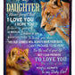 Lion Believe In Yourself Gift Lover Flannel Blanket For Cozy Bedroom Sofa Decor
