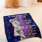 Tiger Never Forget That I Love You Mom To Daughter Flannel Blanket For Cozy Bedroom Sofa Decor